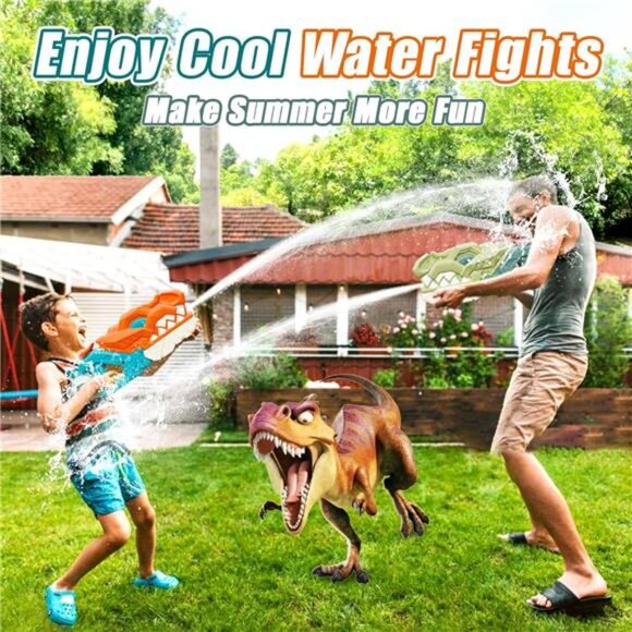 Water Gun for Kids, Squirt Guns Range Up to 32Ft Powerful Water Blaster for Pool - Picture 4 of 6